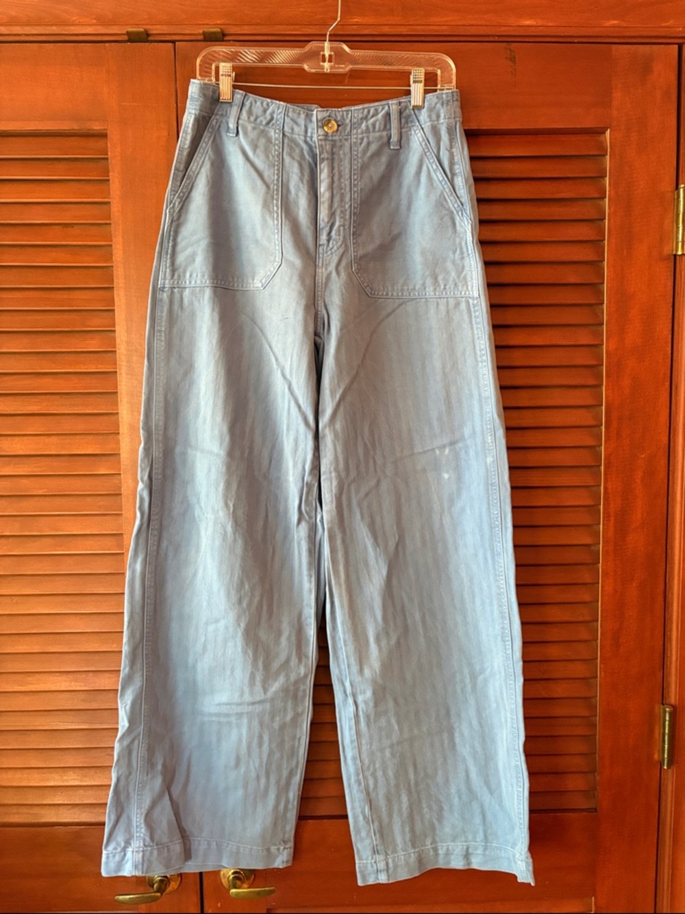 Old Navy Light Blue Wide-Leg Women's Jeans